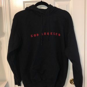 black los angeles sweatshirt